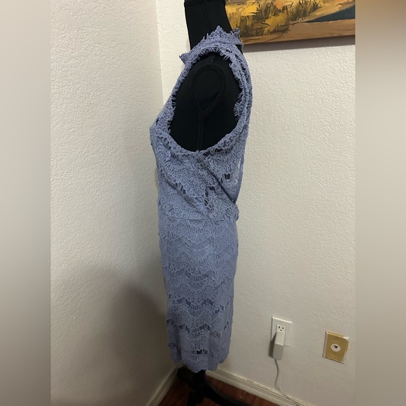 Intimately Free People Lace Day Dream Dress in Lake Blue - Size Medium - Picture 4 of 8